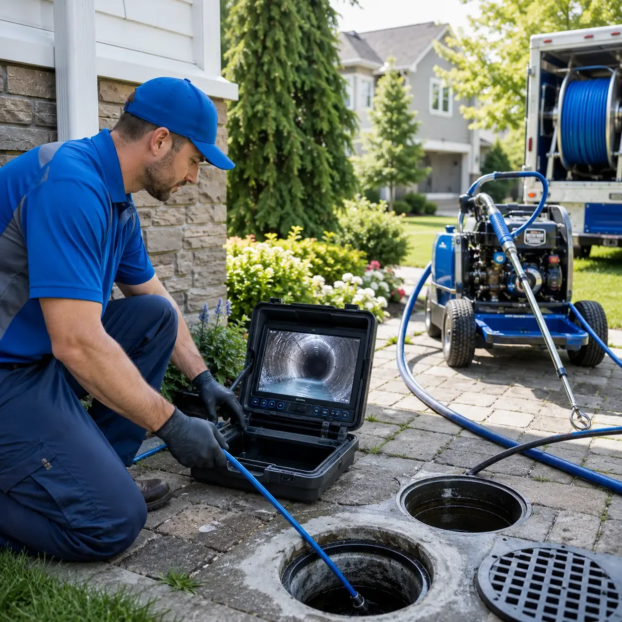 Outdoor drain cleaning professionals serving Northport, MI